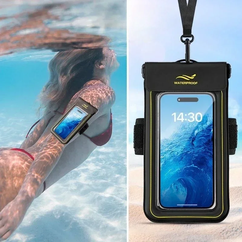 Aquatic Diving - HAISSKY Armband โทรศัพท์มือถือกระเป๋ากันน้ําสําหรับ iPhone 17 16