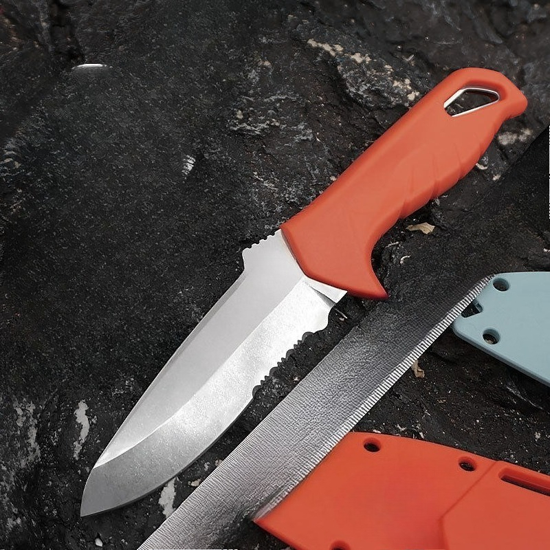 มีดเดินป่าหลากสีสำหรับตั้งแคมป - Dive Knife Titanium บทวิจารณ์และราคา