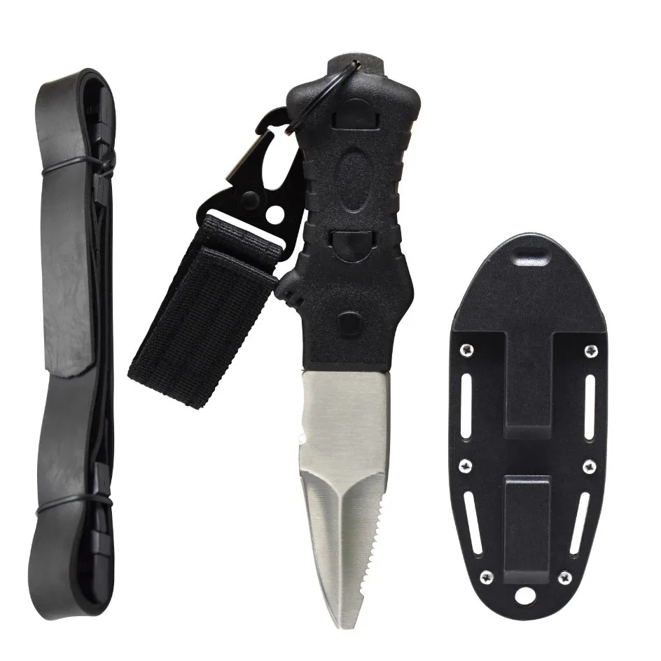 มีดกู้ภัยทางน้ำกลางแจ้ง มีดดำน - Dive Knife Titanium บทวิจารณ์และราคา