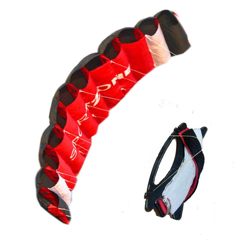คุณภาพสูง1.8M Dual Line Parafo - Kite Surf Bar Control บทวิจารณ์และราคา