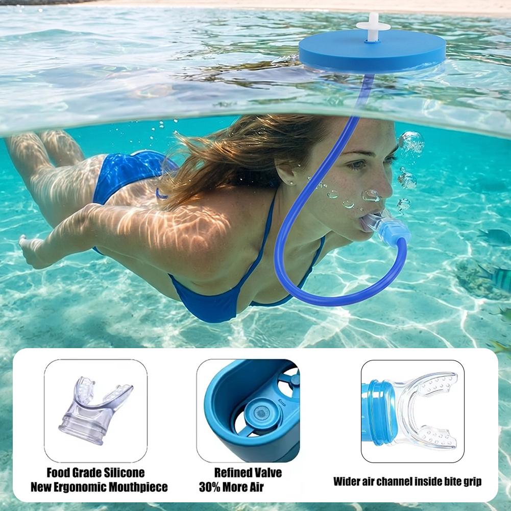ท่อหายใจดำน้ำแบบแห้งคุณภาพสูง  - Aquatic Diving บทวิจารณ์และราคา