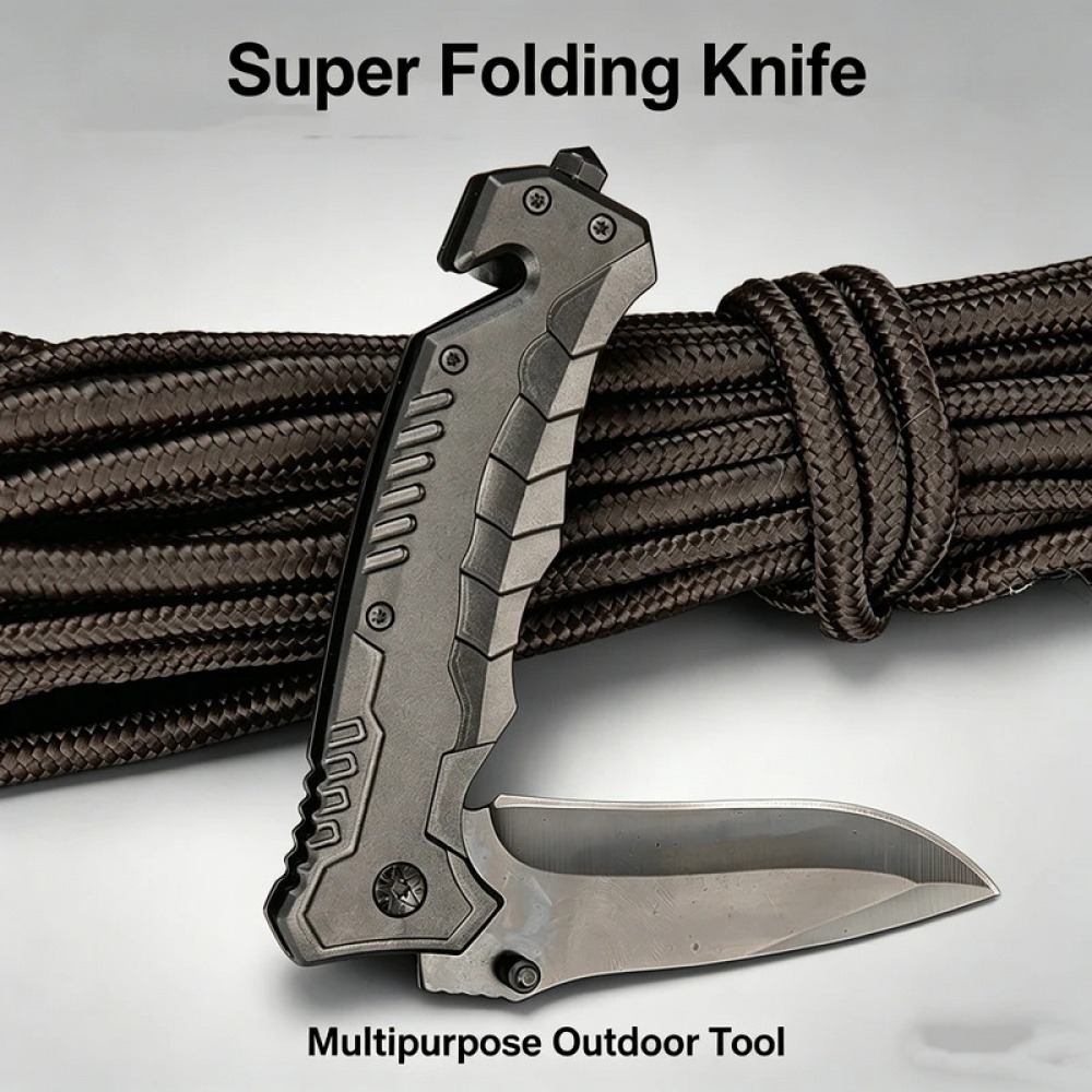 มีดพับพกพาสำหรับใช้งานกลางแจ้ง - Dive Knife Titanium บทวิจารณ์และราคา