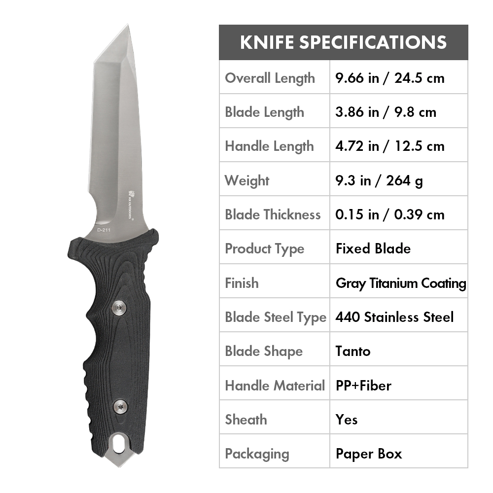 มีดใบตายแบบพกพา EDC สำหรับการเ - Dive Knife Titanium บทวิจารณ์และราคา