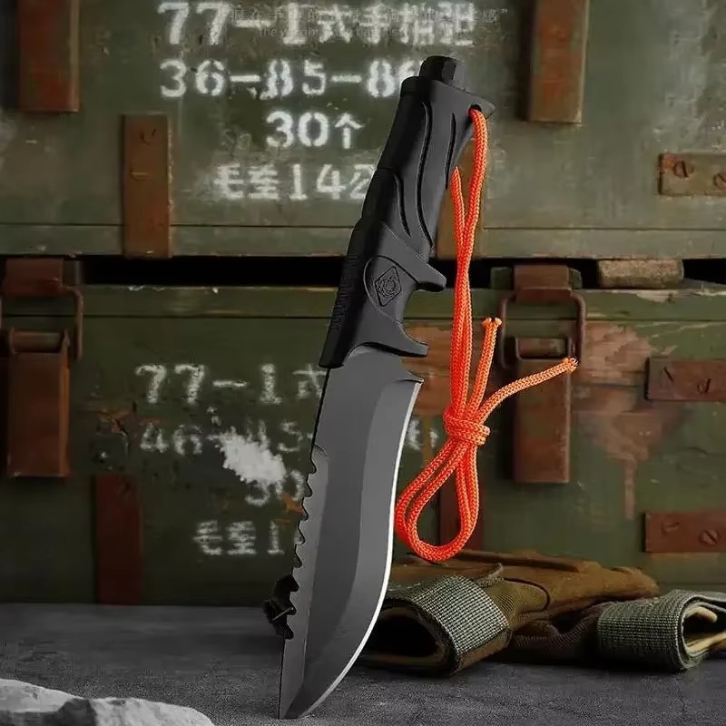 มีดตรงความแข็งสูงสำหรับใช้งานก - Dive Knife Titanium บทวิจารณ์และราคา